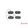 Set di 4 pastiglie freno BREMBO P 61 035