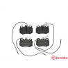 Set di 4 pastiglie freno BREMBO P 61 041