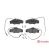 Set di 4 pastiglie freno BREMBO P 61 056