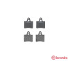 Set di 4 pastiglie freno BREMBO P 61 062