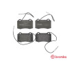 Set di 4 pastiglie freno BREMBO P 61 064