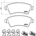 Set di 4 pastiglie freno BREMBO P 61 067