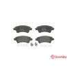 Set di 4 pastiglie freno BREMBO P 61 067