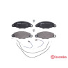 Set di 4 pastiglie freno BREMBO P 61 102