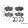 Set di 4 pastiglie freno BREMBO P 61 119