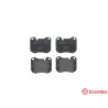 Set di 4 pastiglie freno BREMBO P 65 002