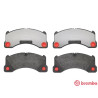 Set di 4 pastiglie freno BREMBO P 65 017
