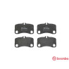 Set di 4 pastiglie freno BREMBO P 65 022