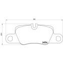 Set di 4 pastiglie freno BREMBO P 65 023