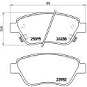Set di 4 pastiglie freno BREMBO P 66 001