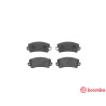 Set di 4 pastiglie freno BREMBO P 68 004