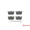 Set di 4 pastiglie freno BREMBO P 68 015