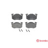 Set di 4 pastiglie freno BREMBO P 68 018