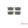 Set di 4 pastiglie freno BREMBO P 68 020