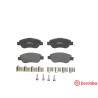 Set di 4 pastiglie freno BREMBO P 68 049