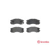 Set di 4 pastiglie freno BREMBO P 78 004