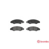 Set di 4 pastiglie freno BREMBO P 78 012