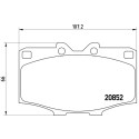 Set di 4 pastiglie freno BREMBO P 83 006