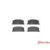 Set di 4 pastiglie freno BREMBO P 83 011