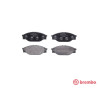 Set di 4 pastiglie freno BREMBO P 83 023