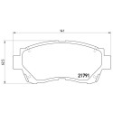 Set di 4 pastiglie freno BREMBO P 83 027