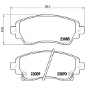 Set di 4 pastiglie freno BREMBO P 83 042