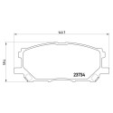 Set di 4 pastiglie freno BREMBO P 83 067