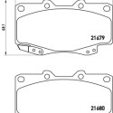 Set di 4 pastiglie freno BREMBO P 83 069