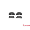 Set di 4 pastiglie freno BREMBO P 83 088