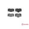 Set di 4 pastiglie freno BREMBO P 83 095