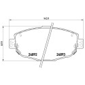 Set di 4 pastiglie freno BREMBO P 83 104