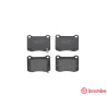 Set di 4 pastiglie freno BREMBO P 83 134