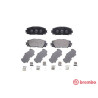 Set di 4 pastiglie freno BREMBO P 83 141