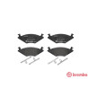 Set di 4 pastiglie freno BREMBO P 85 019
