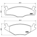 Set di 4 pastiglie freno BREMBO P 85 024