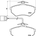 Set di 4 pastiglie freno BREMBO P 85 034