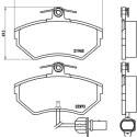 Set di 4 pastiglie dei freni