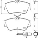 Set di 4 pastiglie freno BREMBO P 85 050