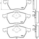 Set di 4 pastiglie freno BREMBO P 85 060