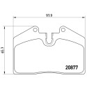 Set di 4 pastiglie freno BREMBO P 85 094