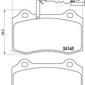 Set di 4 pastiglie freno BREMBO P 85 104