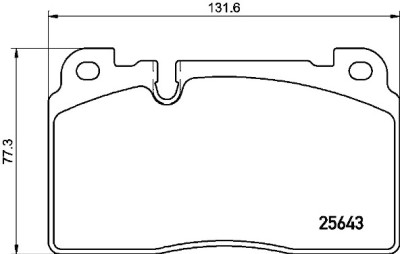 Set di 4 pastiglie freno BREMBO P 85 133