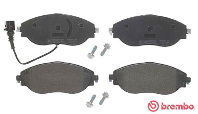 Set di 4 pastiglie freno con lato di montaggio BREMBO P 85 144