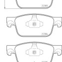 Set di 4 pastiglie freno BREMBO P 85 153