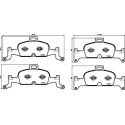 Set di 4 pastiglie freno BREMBO P 85 164