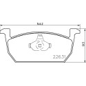 Set di 4 pastiglie freno BREMBO P 85 167