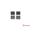 Set di 4 pastiglie freno BREMBO P 86 001