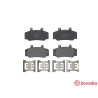 Set di 4 pastiglie freno BREMBO P 86 006