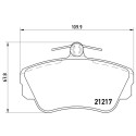 Set di 4 pastiglie freno BREMBO P 86 010