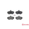 Set di 4 pastiglie freno BREMBO P 86 010